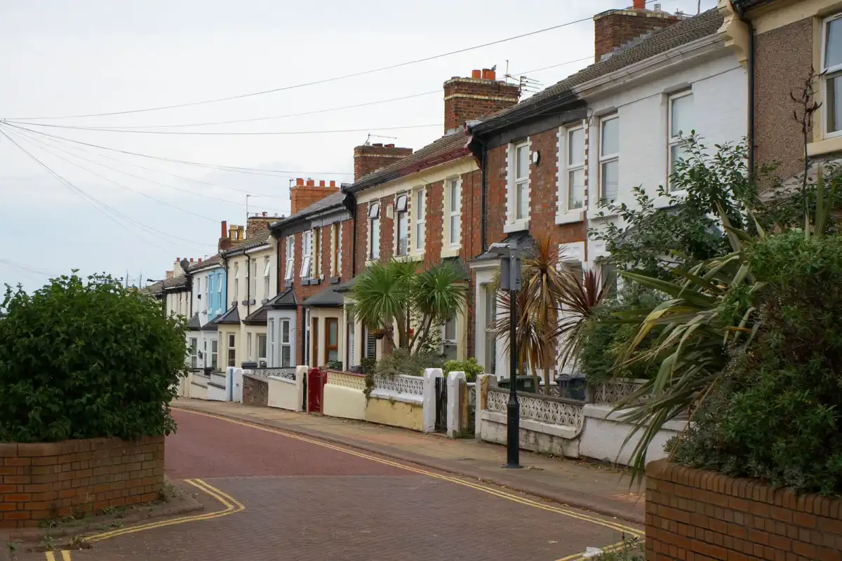 Residential street of terraced houses – residential locksmith Sheffield coverage across the city by Locksmith Sheffield